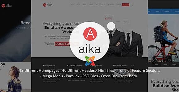 Aaika - Responsive Multipurpose Joomla Template