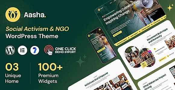 Aasha WordPress Theme