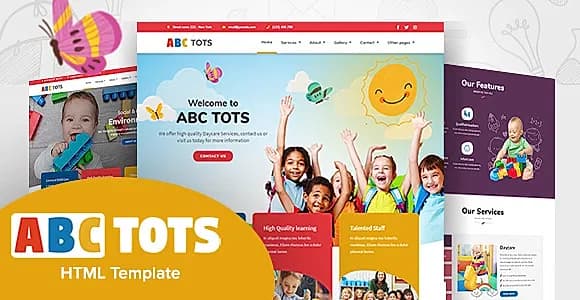 ABC Tots -  Responsive HTML5 Template