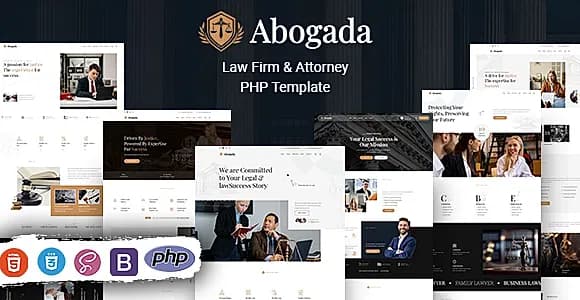 Abogada - Attorney Lawyer PHP Template