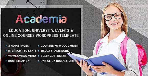 Academia WordPress Theme