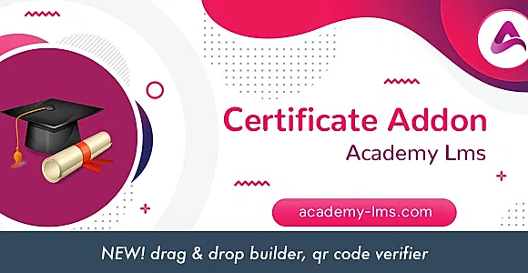 Academy LMS Certificate Addon