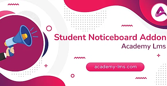 Academy LMS Noticeboard Addon