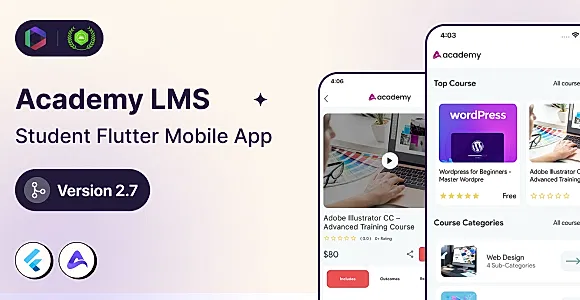 Academy Lms Student Flutter Mobile App