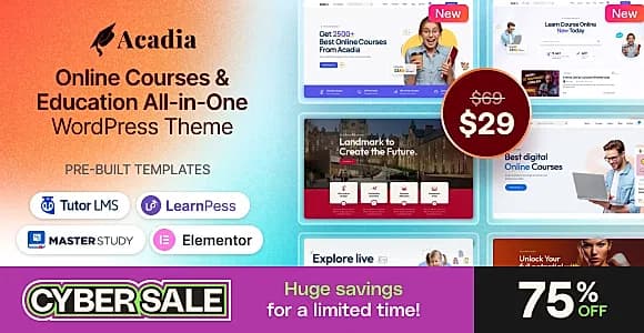 Acadia WordPress Theme