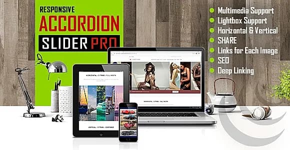Accordion Slider PRO - Responsive Image And Video jQuery Plugin