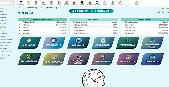 Account Resolver || Accounting Software for Business || ERP Software