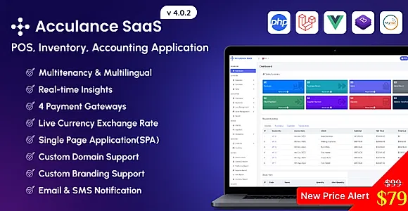 Acculance SaaS - POS, Inventory, Accounting SaaS Application