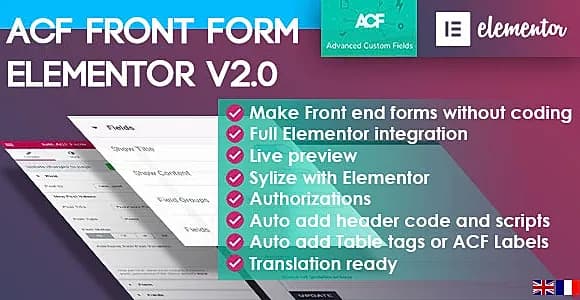 ACF Front Form for Elementor WordPress Plugin