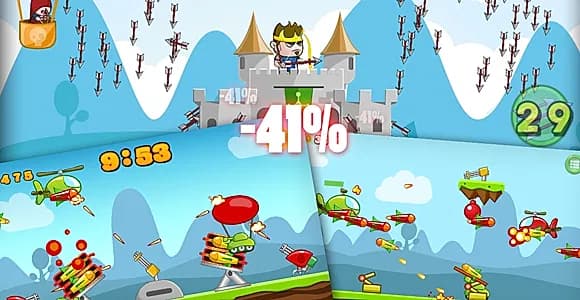 Action games bundle. 3 in 1. Construct 2 games