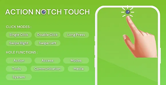 Action Notch Touch The Notch with AdMob Ads Android