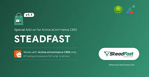 Active eCommerce CMS | SteadFast Courier Add-on