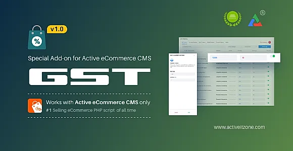 Active eCommerce GST Add-on