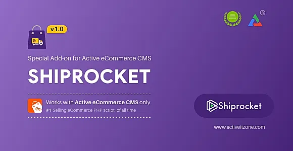 Active eCommerce Shiprocket Add-on