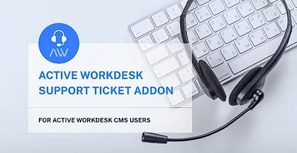 Active Workdesk Support Ticket Add-on
