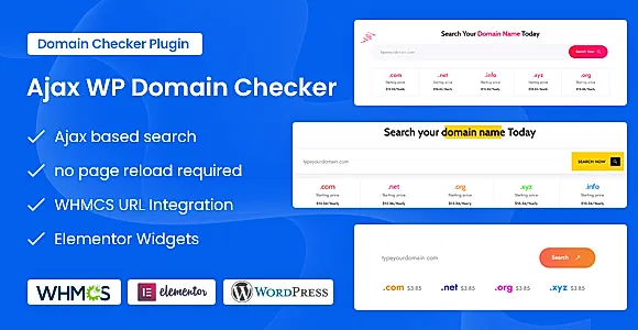 Adcfe - Elementor ajax domain checker