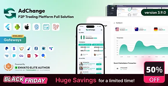 adChange - P2P Trading Platform Full Solution