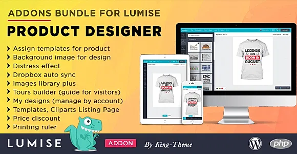 Addons Bundle for Lumise Product Designer