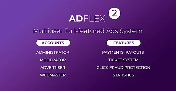 AdFlex - Multi User Full-featured Ads System