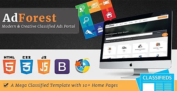 AdForest - Largest Classified Marketplace Ads Template + RTL