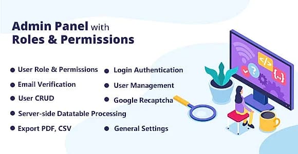 Admin Panel with Roles & Permissions