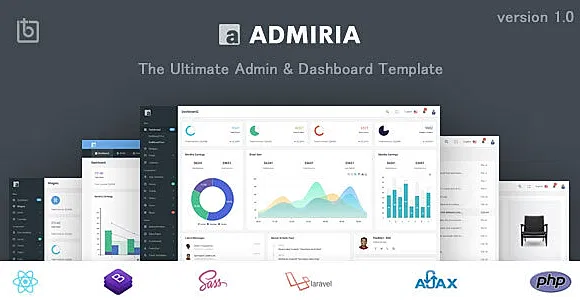 Admiria - The Ultimate Admin & Dashboard Template