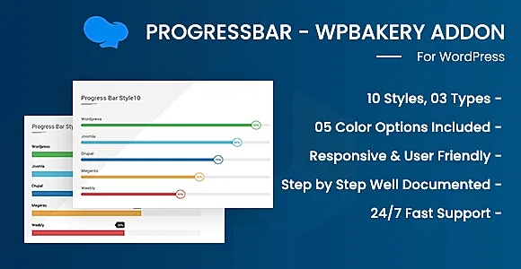 Advance Progress Bar - WPBakery Addon