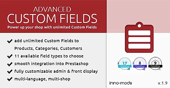 Advanced Custom Fields for Prestashop