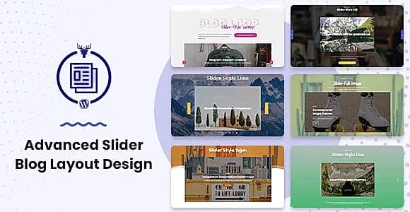 Advanced Slider Blog Layout Design WordPress Plugin