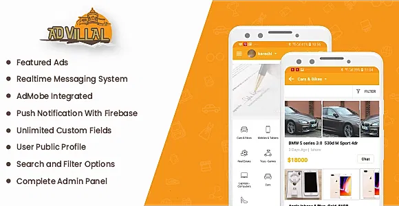 Advilla - Classified Android Native App v1.0.1