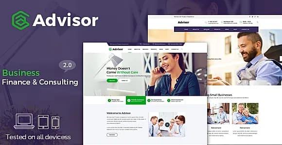 Advisor | Consulting, Business, Finance Template