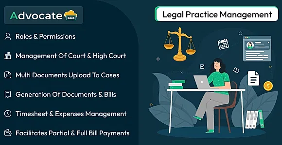 Advocate SaaS - Legal Practice Management