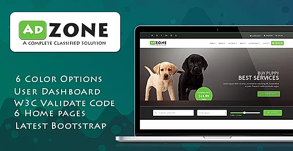 AdZone - A Complete Classified Solution HTML Template + RTL