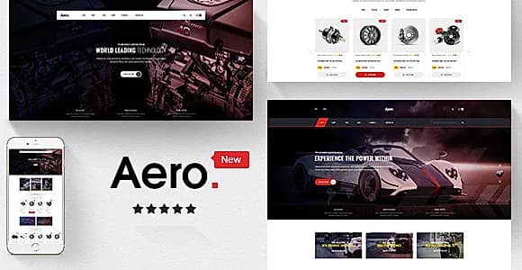 Aero - Car Accessories Responsive Opencart 3.x Theme