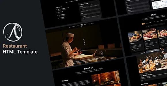 Aessina - Restaurant HTML Template