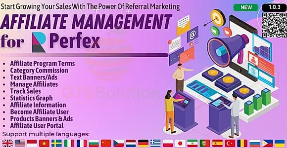 Affiliate Management module for Perfex CRM