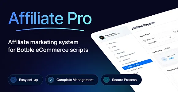 Affiliate Pro - Complete Affiliate Marketing System for Botble eCommerce