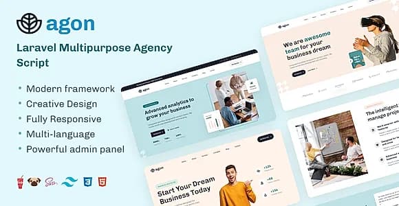 Agon - Laravel Multipurpose Agency Script