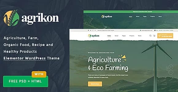 Agrikon WordPress Theme