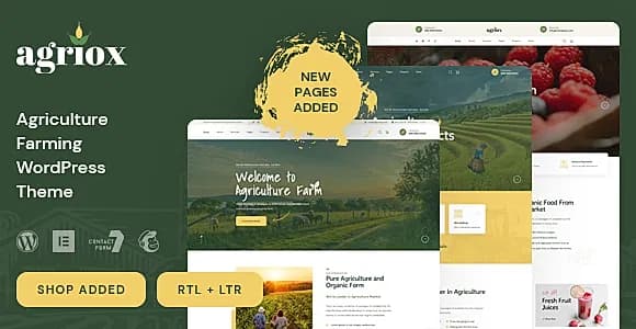 Agriox WordPress Theme