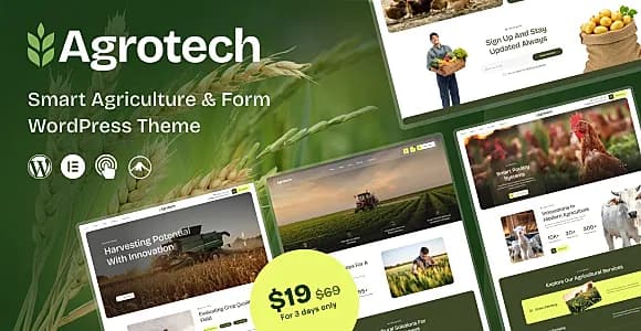 AgroTech WordPress Theme