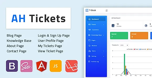 AH Tickets - Help Desk and Support Tickets System