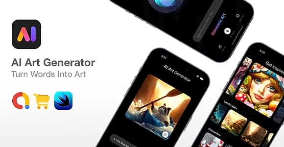 AI Art Generator - SwiftUI Art Generator Source Code