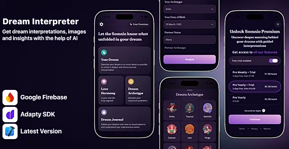 AI Dream Interpreter - iOS App Source Code