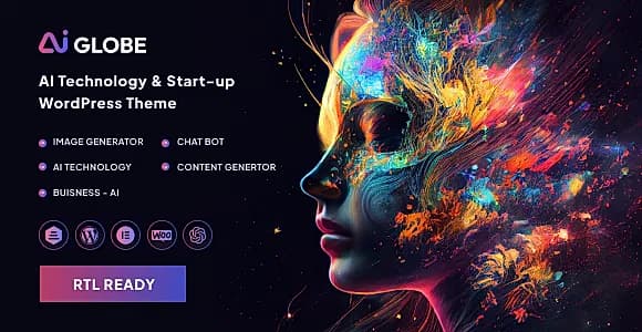 AI Globe WordPress Theme