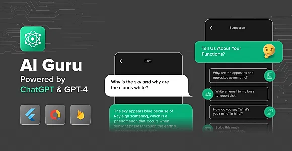 AI Guru - Built on ChatGPT for Android and iOS App