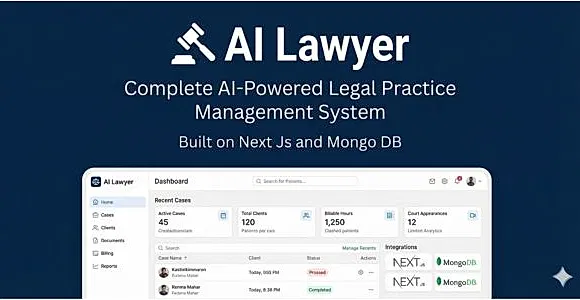 AI Lawyer - Complete AI Powered Legal Practice Management System