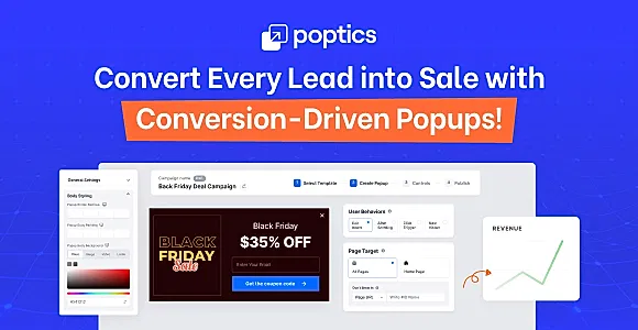 AI Powered Popup Plugin for WordPress - Poptics Pro