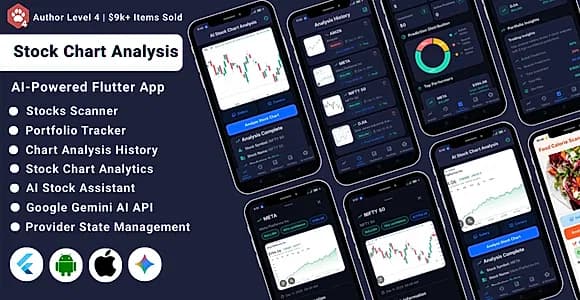 AI-Powered Stock Chart Analysis Flutter App | AI Trading Analysis App | InvestStocks