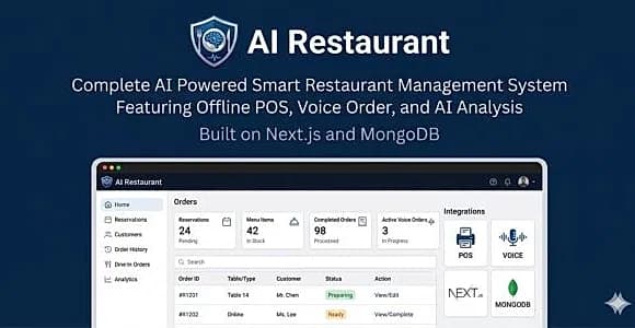 AI Restaurant POS – Complete Restaurant Management System | AI Powered | Node JS